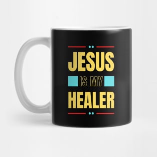 Jesus Is My Healer | Christian Typography Mug